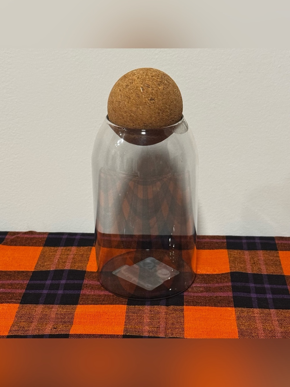 Glass Carafe with Cork Top